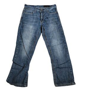 TK Axel Treadwell Relaxed Straight Jeans 32x29 Medium Wash Cotton